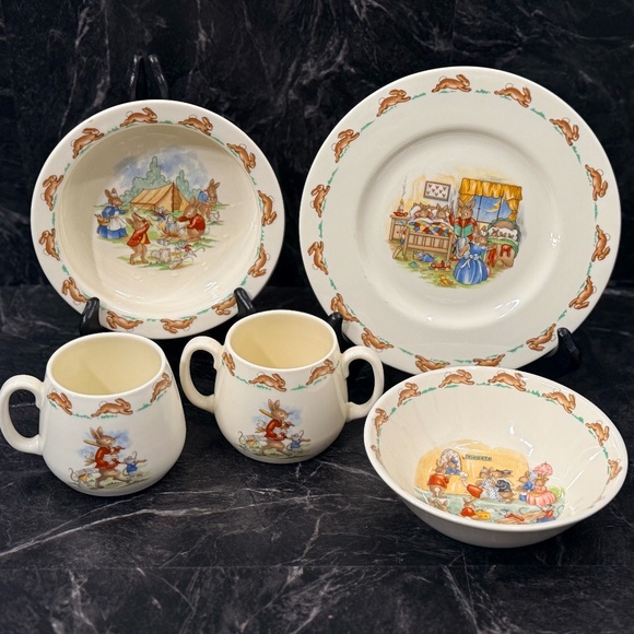 Royal Doulton Other - ROYAL DOULTON “Bunnykins" English Fine Bone China 5 Piece Set